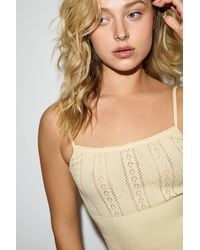 Out From Under - Knit Pointelle Cami - Lyst