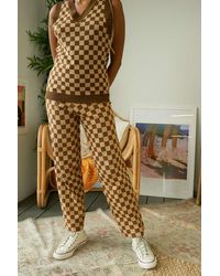Daisy Street Brown Knitted Trousers