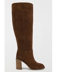MIA - Mia Landen Suede Block Heel Knee High Boot - Lyst