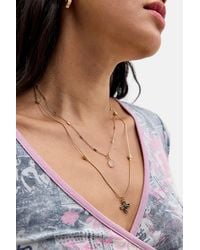 Urban Outfitters - Uo Mini Cross Necklace 2-pack - Lyst