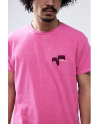 iets frans... - Pink Logo Embroidered T-shirt - Lyst