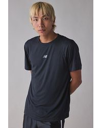 New Balance - Logo Jacquard Tee - Lyst