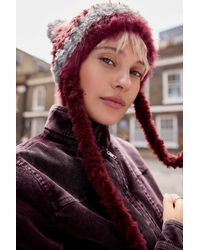 Urban Outfitters - Uo Teddy Stripe Bonnet - Lyst
