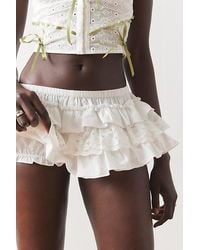 Out From Under - Dolce Verano Ruffle Bloomer Micro Short - Lyst