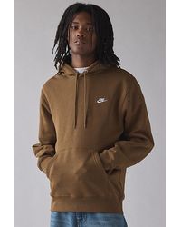 Nike - Club Logo Fleece Pullover Hoodie Sweatshirt - Lyst