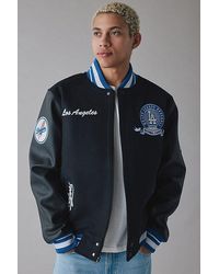 Pro Standard - Mlb Los Angeles Dodgers Team Logo Varsity Jacket - Lyst