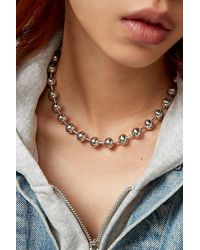 Urban Outfitters - Classic Ball Chain Necklace - Lyst