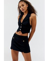 Urban Outfitters - Uo Davis Vest Top & Mini Skirt Set - Lyst