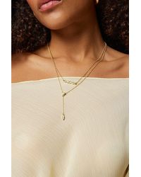 Urban Outfitters - Delicate Rhinestone Layering Necklace Set - Lyst
