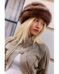 Urban Outfitters - Uo Faux Fur Hat - Lyst