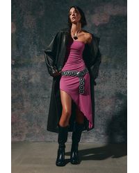 Urban Outfitters - Uo Y2K Asymmetrical Midi Dress - Lyst