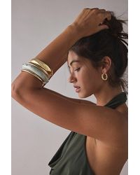 Urban Outfitters - Metal Studded Chunky Bangle Bracelet - Lyst