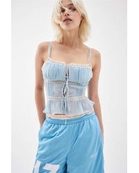 Kimchi Blue - Ivy Lace Tie-front Cami - Lyst