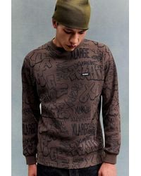 X-Large - Brown Logo Print Sweatshirt - Lyst