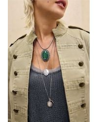 Silence + Noise - Silence + Noise Xl Chunky Gemstone Cord Necklace - Lyst
