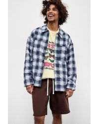 Ayker - Brown Twill Shorts - Lyst