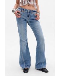 TRUE RELIGION - Joey Super T Flared Jeans - Lyst