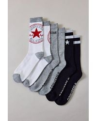 Converse - Chuck Patch Crew Socks 3-Pack - Lyst