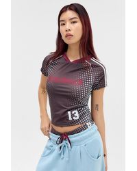 Jaded London - Jaded Lonodn Illusion No.13 Football Baby T-shirt S At Urban Outfitters - Lyst
