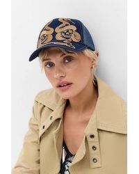 Ed Hardy - Skull & Snakes Trucker Cap - Lyst
