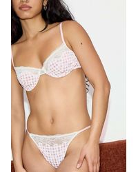 Wild Lovers - Mirielle Gingham Thong - Lyst