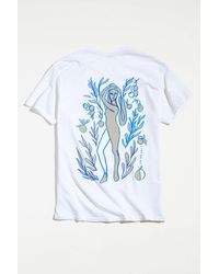 Urban Outfitters Lana Del Rey Loose Line Tee - Blue