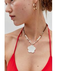Urban Outfitters - Mara Statement Beaded Necklace - Lyst