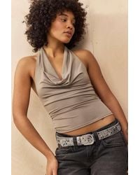 Urban Outfitters - Uo Embellished Metallic Belt - Lyst