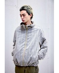 Oakley - Uo Exclusive Brown Check Double Layer Waterproof Jacket - Lyst
