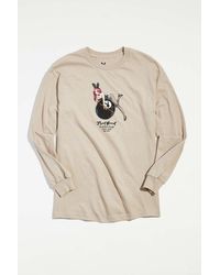 Urban Outfitters Playboy Pool Ball Long Sleeve Tee - Natural