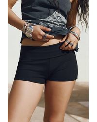 Urban Outfitters - Uo Faye Foldover Micro Shorts - Lyst