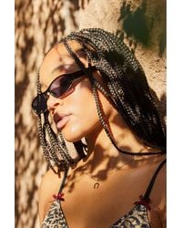 Urban Outfitters - Uo Josephine Skinny Oval Sunglasses - Lyst