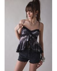 Kimchi Blue - Ella Flyaway Ruffle Lace Trim Cami - Lyst