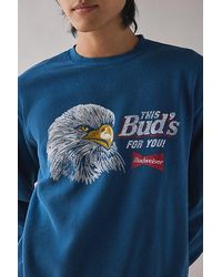 Urban Outfitters - Budweiser Eagle Graphic Crew Neck Sweatshirt - Lyst