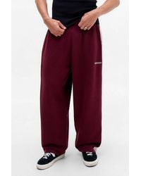 iets frans... - Burgundy & Grey Panelled Harri Baggy Joggers - Lyst