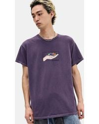 Urban Outfitters - Uo Purple Hold Your Horses T-shirt - Lyst