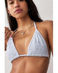 Out From Under - Lace Seamless Triangle Bikini Top - Lyst