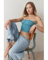 Out From Under - Honey Pinch-Front Seamless Tube Top - Lyst
