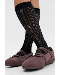 Out From Under - Pointelle Knee High Socks - Lyst