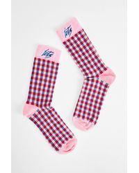iets frans... - Pink Checkered Socks - Lyst