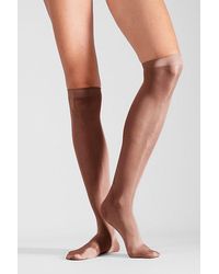 LECHERY - Lechery Shiny Sheer Knee-High Sock Set - Lyst