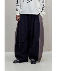 iets frans... - Black & Grey Sid Panel Joggers - Lyst