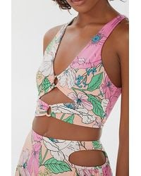 AFRM - Darya O-Ring Detail Crop Tank Top - Lyst