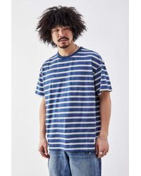 BDG - Blue Striped T-shirt - Lyst
