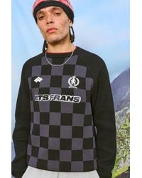 iets frans... - ... Black Checkerboard Sport Jumper - Lyst