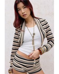 Urban Outfitters - Uo Faye Stripe Shrug - Lyst