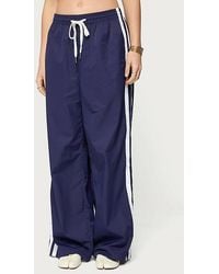 Edikted - Kieran Stripey Nylon Track Pants - Lyst