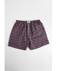 BDG - Red Woven Boxer Shorts S At Urban Outfitters - Lyst