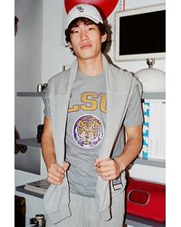 Mitchell & Ness - Ncaa Louisiana State University Arch Graphic Tee - Lyst