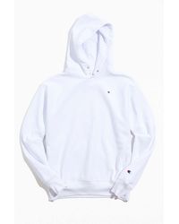 champion uo exclusive neon stacked hoodie sweatshirt